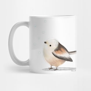 Shima Enaga Bird and snow Mug